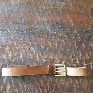Belt brown leather
